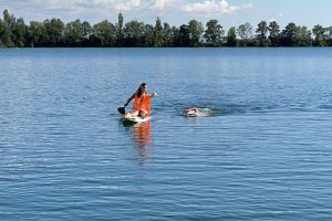 Tempotraining der TG in Laupheim - Schwimmen