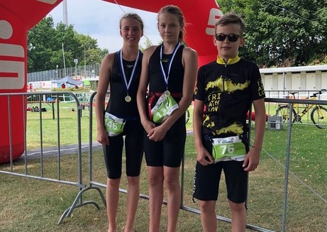 Athleten der TG Biberach belegen Podestplätze beim Ulmer MiniTriathlon